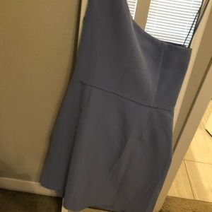 NBD-brand new- soft blue one shoulder dress-size m